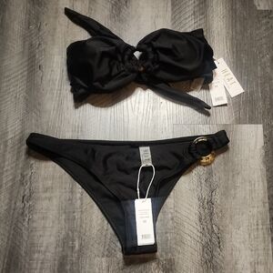 Heat Swimwear 2 Piece Swimsuit Padded Set Size M